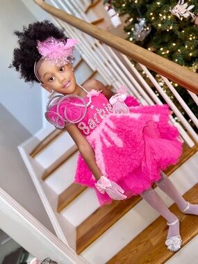 Hot Pink Barbie-Inspired Tutu Dress